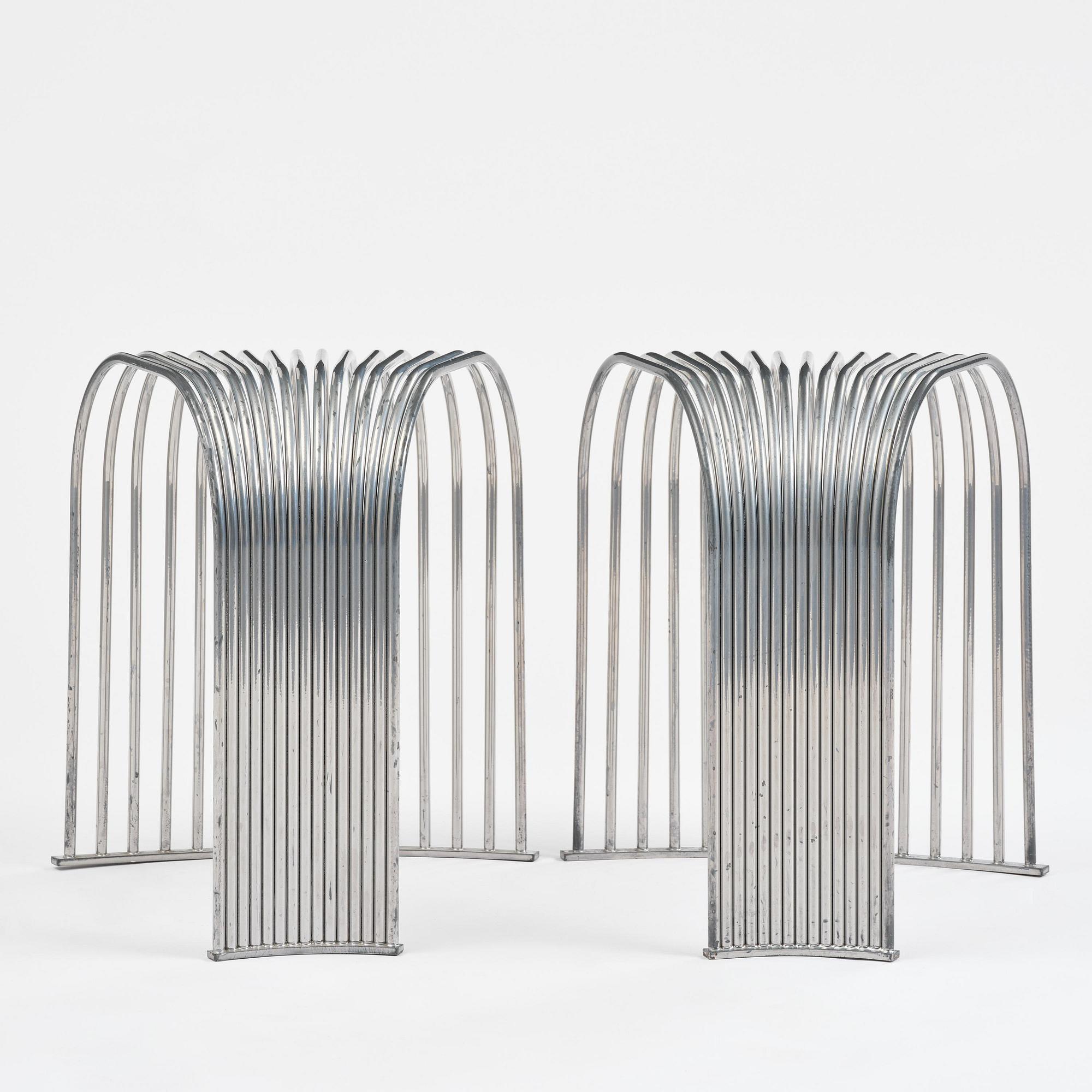 Swedish Girls, a pair of modular stools, "SS-C-90" from the "Seats System" series, ca 2018.