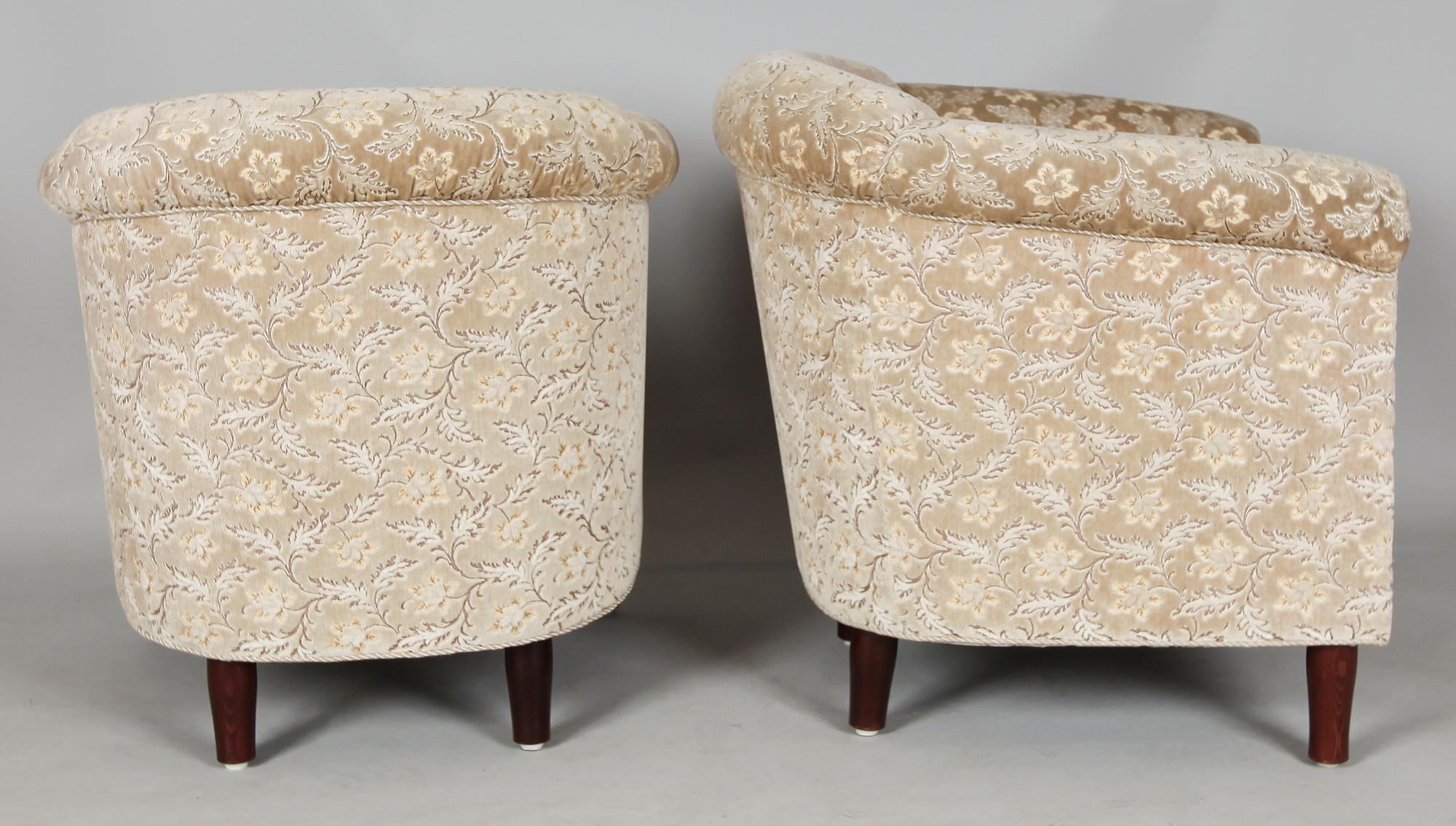 FÅTÖLJER, 1 par, 1900-talets mitt.