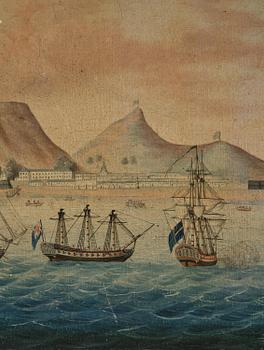 "Table Mountain", Kina, omkring 1800.