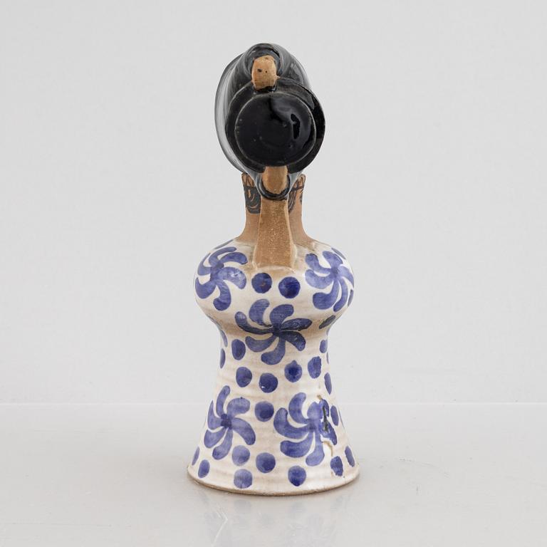 Lisa Larson, figurin, stengods, "Samhällsdebatten", Gustavsberg.