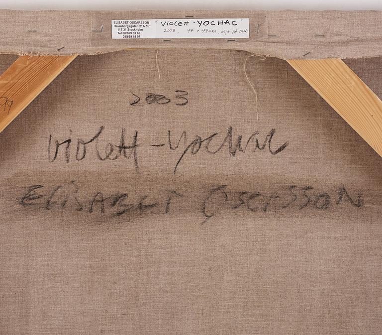 Elisabeth Oscarsson, "Violet-Yochac".
