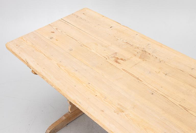 Goat table, folk art, Jämtland, 19th century.