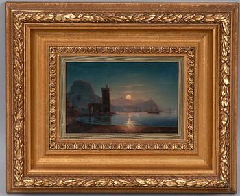 Ivan Constantinovich Aivazovsky, MOONLIGHT REFLECTING ON WATER.