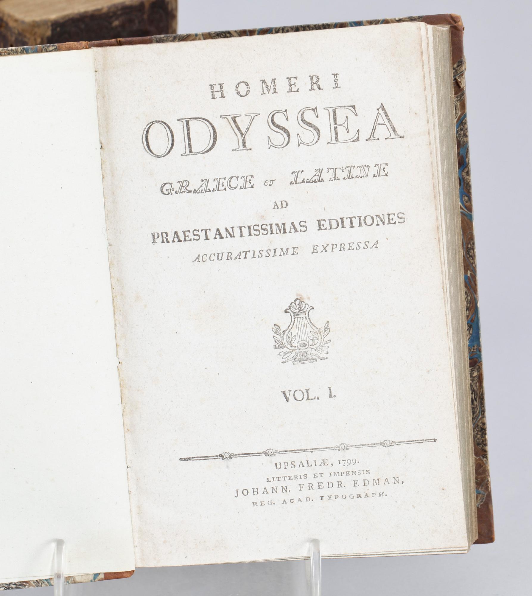 BOKPARTI, 5 delar, bla "Livre des Cantiques avec les piéces qui.." Stockholm 1700.