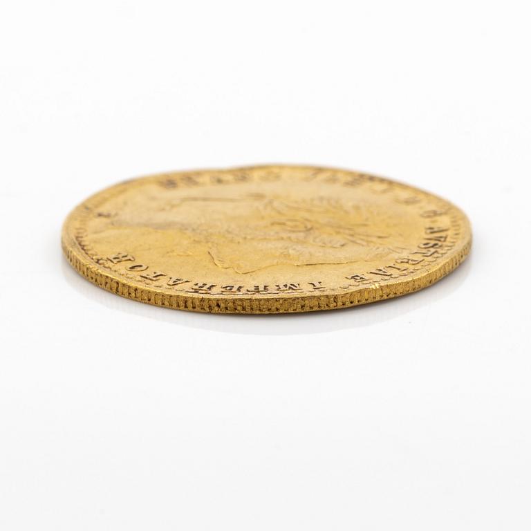 Gold coin. Austria, ! Ducat, 1866.