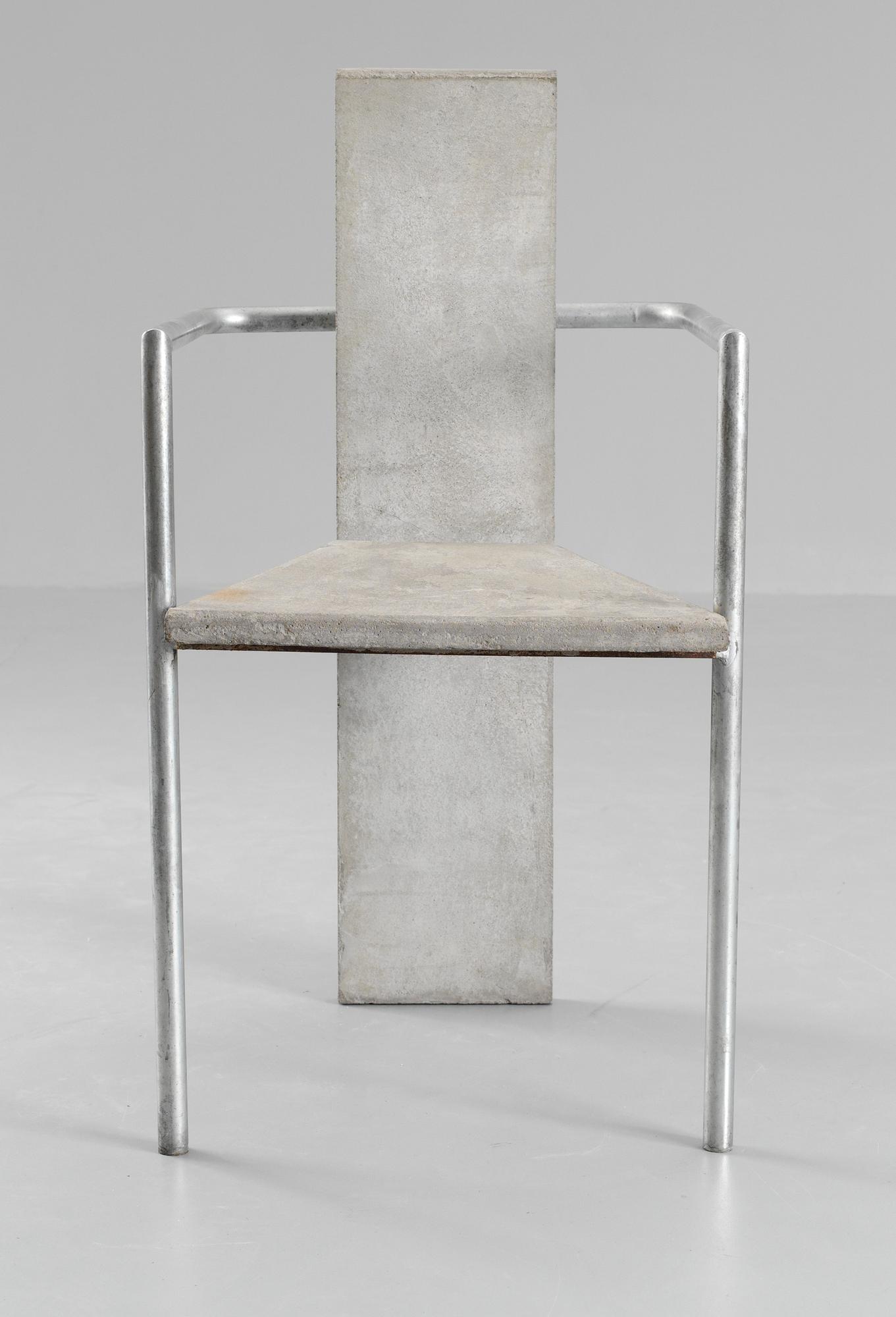 JONAS BOHLIN
Karmstol, "Concrete", Källemo AB, Värnamo 1981.