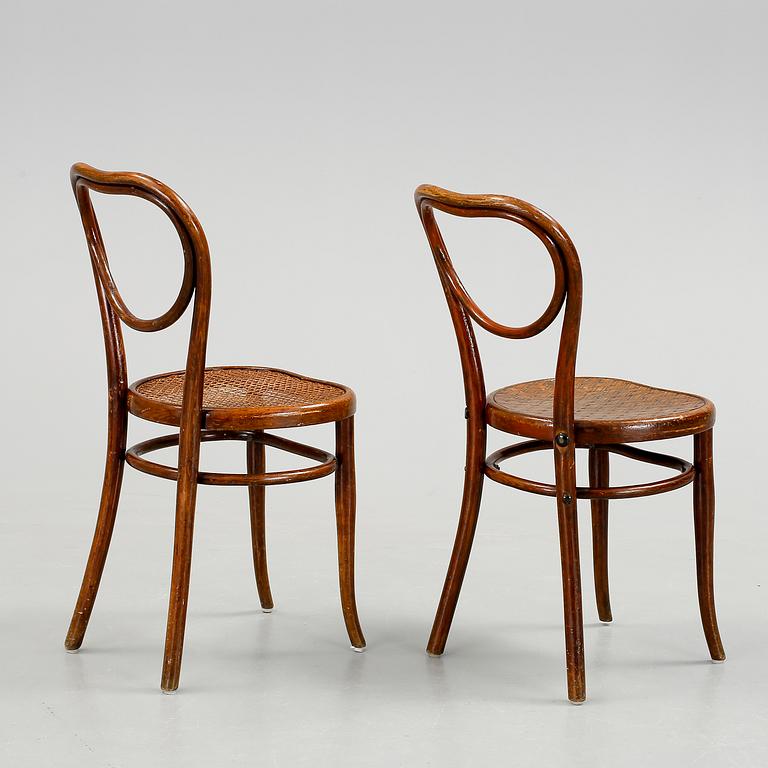 STOLAR, 2 st, Thonet, Wien, tidigt 1900-tal.