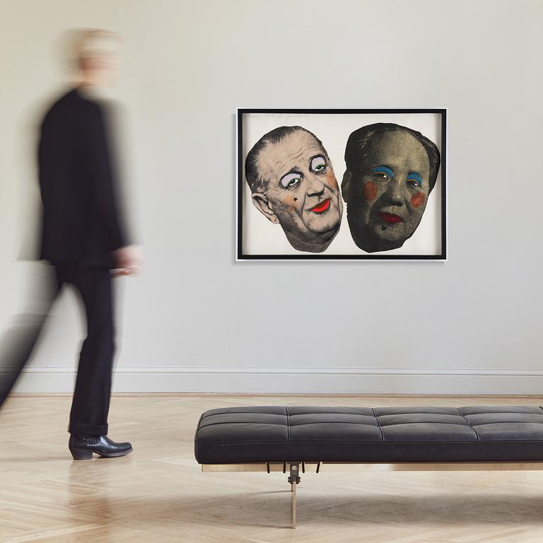 Jim Dine, "Drag - Johnson and Mao".