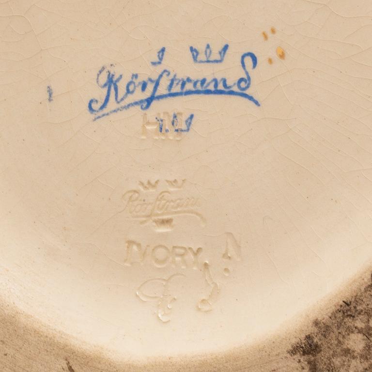 A Rörstrand majolica urn around 1900.