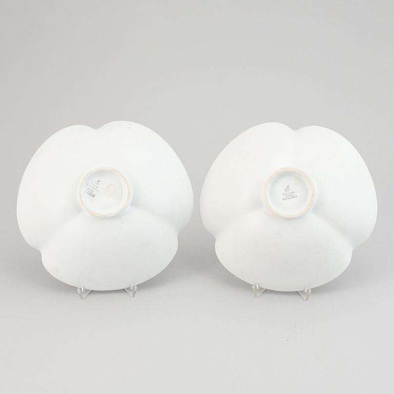Wilhelm Kåge, two stonewate 'Guldsurrea' bowls, Gustavsberg Studio.