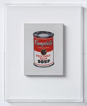 Richard H. Pettibone, "Andy Warhol Campbell´s Soup Can - Vegetable Soup".