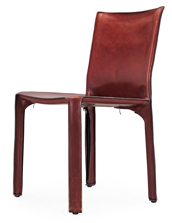 A Mario Bellini "Cab" chair, Cassina, Italy, model 412.