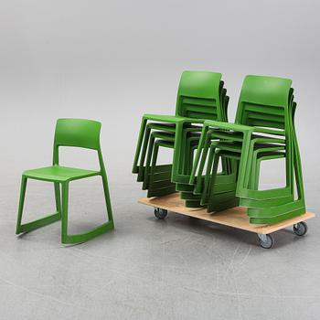 Edward Barber & Jay Osgerby, a set of nine 'Tip Ton' chairs from Vitra.