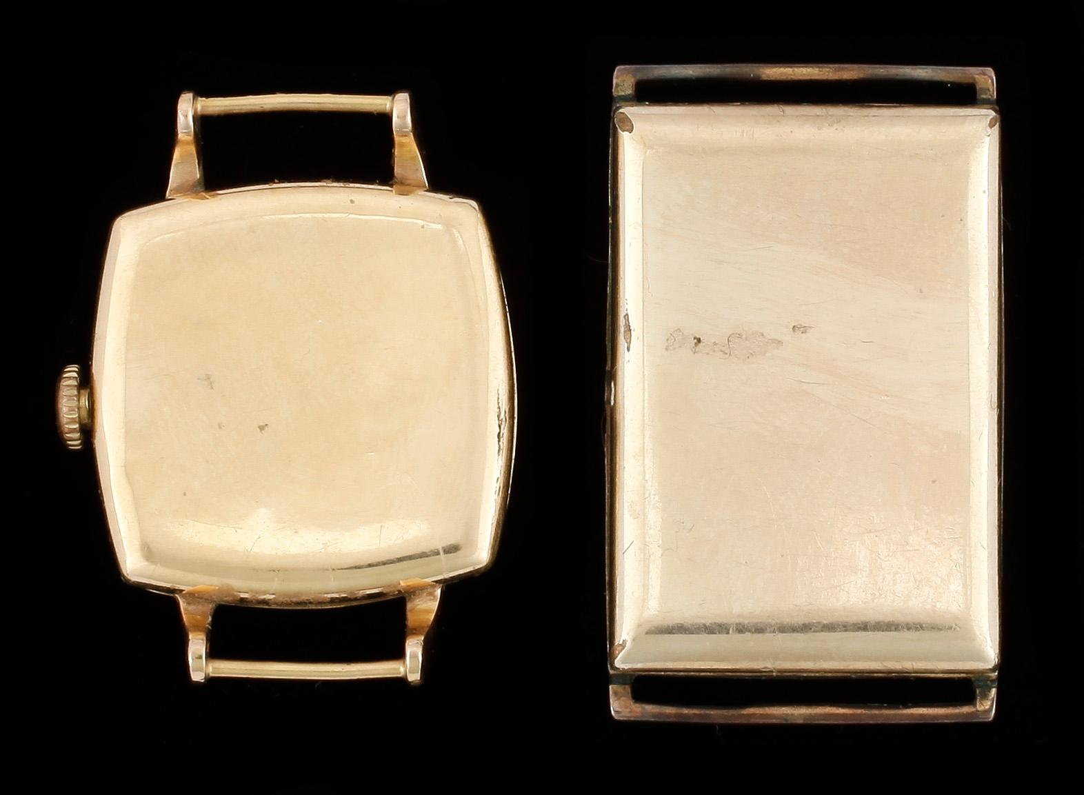 ARMBANDSUR, 2 st, guld och doublé, bla Omega.