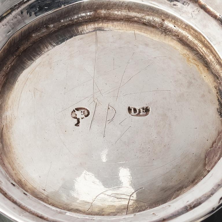 A Swedish early 18th century silver beaker, mark of Daniel Ekman, Eksjö (1696-1715 (1723)).