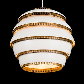 A 'Beehive A331' pendant light for Valaistustyö, Finland. Designed in 1953.