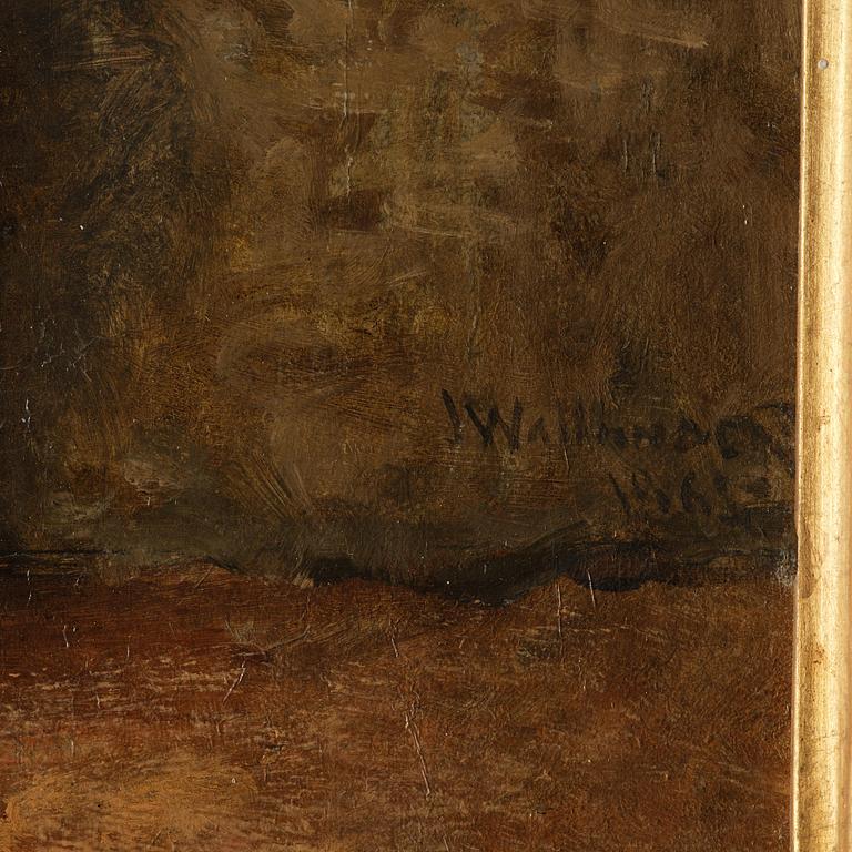 Josef Wilhelm Wallander, Translation: "Boy with monkey".