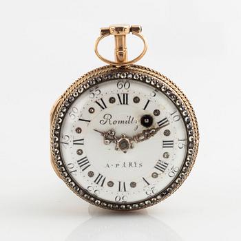 Romilly A Paris, pocket watch, 38,5 mm.