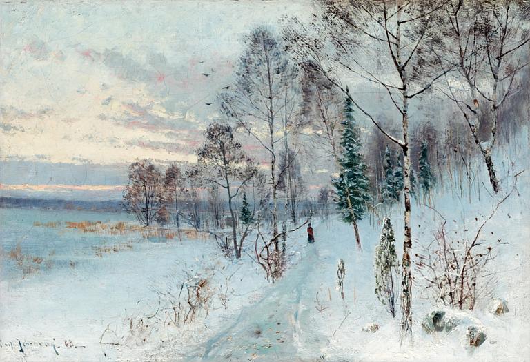 Carl Johansson, Winter landscape.
