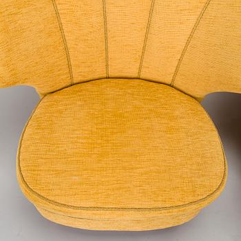 A pair of armchairs, mid-20th century.