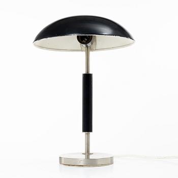 Harald Notini, bordslampa, modell 15091 A, Arvid Böhlmarks Lampfabrik, Stockholm, 1930-tal.