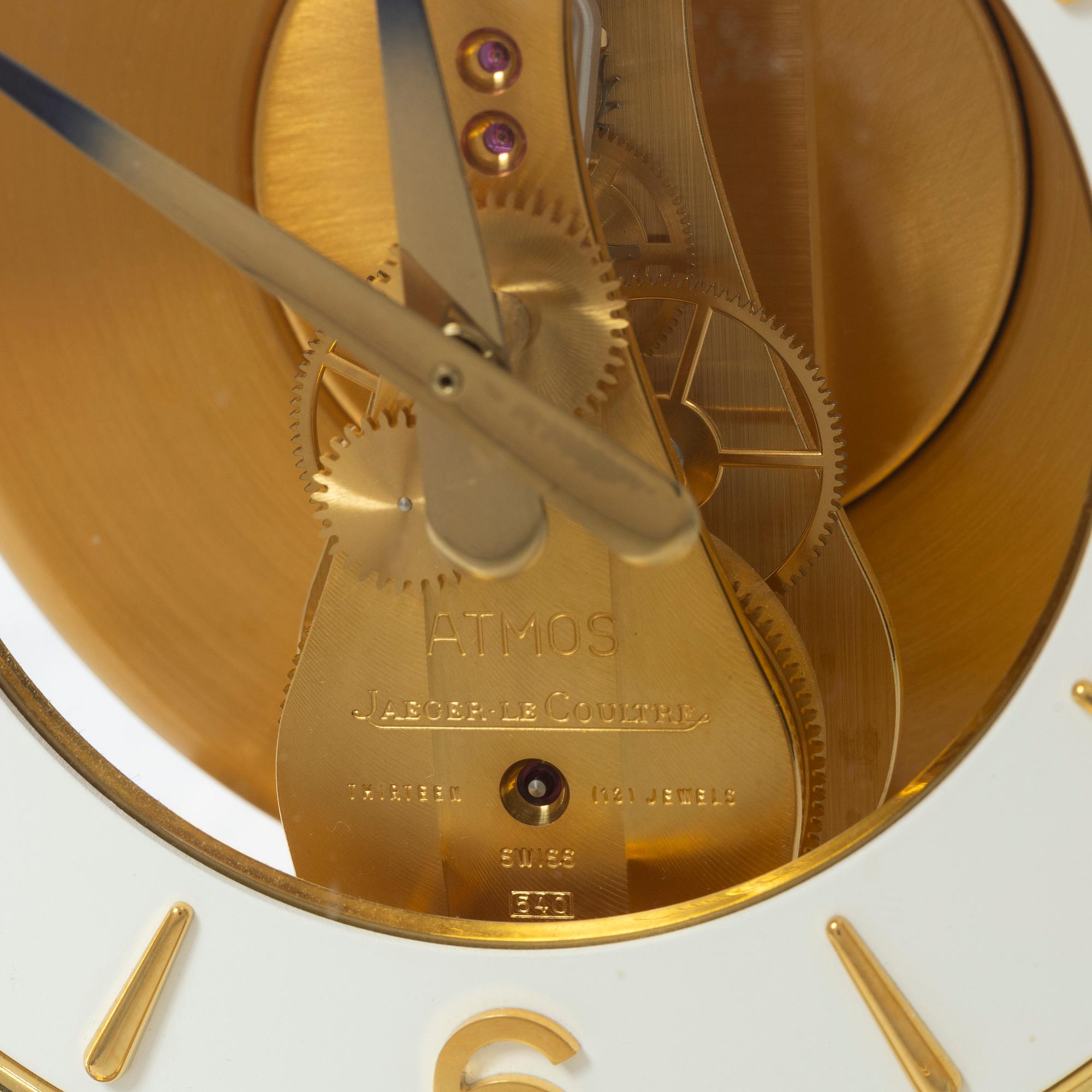 Jaeger-LeCoultre, bordsur, Atmos, Schweiz, 1900-talets andra hälft.