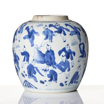 Bojan, porslin. Qingdynastin, Kangxi (1662-1722).