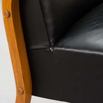 Alvar Aalto, a pair of mid-20th century '47' armchairs for, O.Y. Huonekalu- ja Rakennustyötehdas A.B.