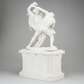 JOHAN PETER MOLIN, after. A porcealin sculpture from Gustavsberg.