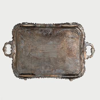 Bricka nysilver 1900-talets första hälft.