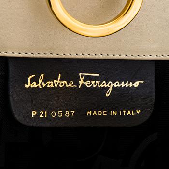 Salvatore Ferragamo, a leather “Gancini”bag.