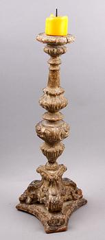 GOLVLJUSSTAKE, trä Barockstil, 1800-tal.