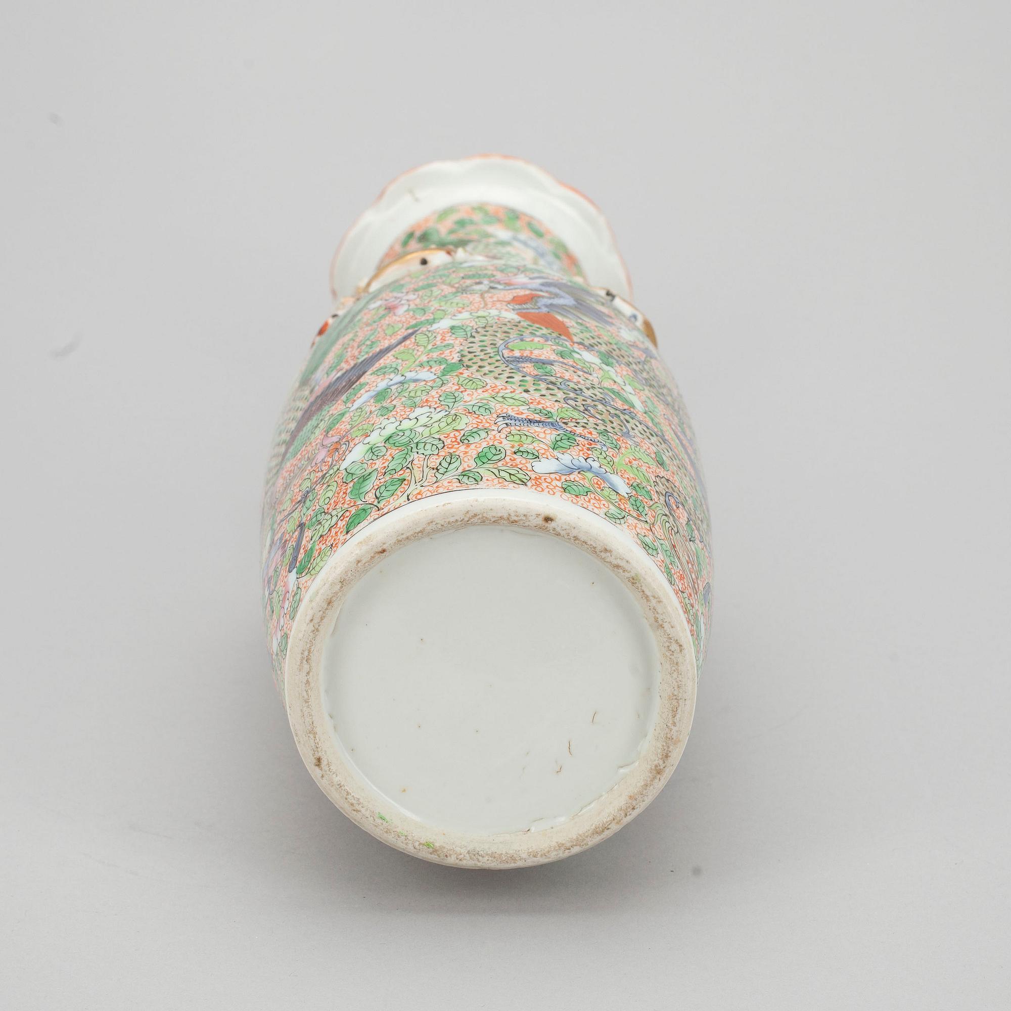 VAS, porslin, Kina 1800-tal.