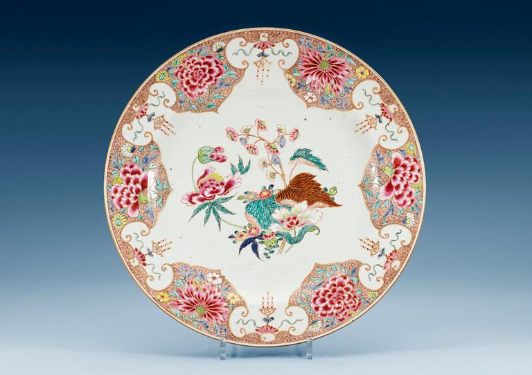 FAT, kompaniporslin. Qing dynastin, Qianlong (1736-95).