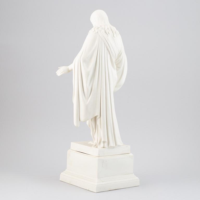 Bertel Thorvaldsen, efter. Skulptur, parian, Gustavsberg, 1927.