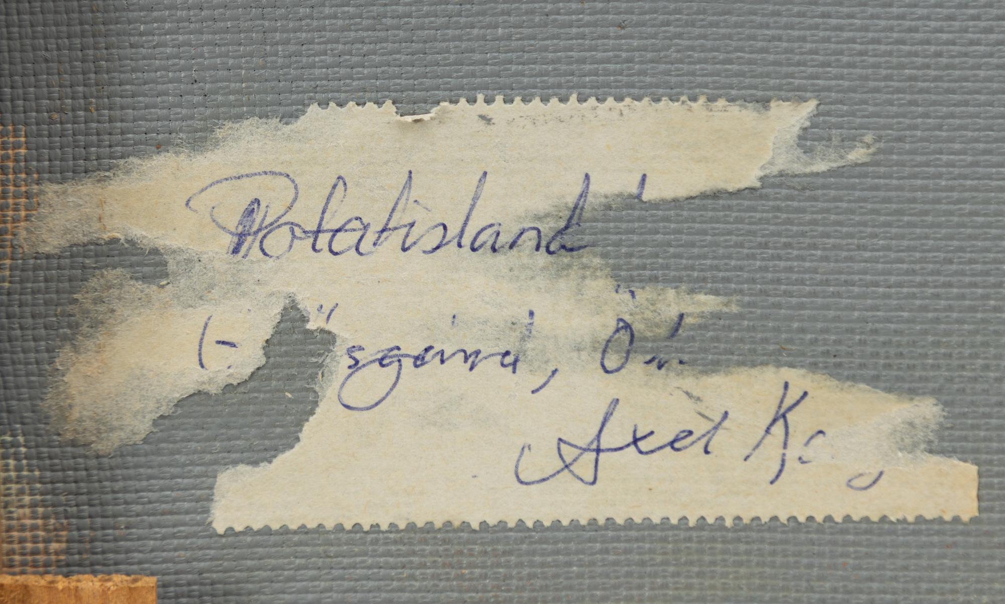 Axel Kargel, "Potatislandet vid Gräsgård".