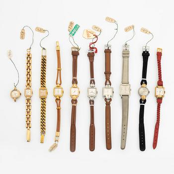 Collection of wristwatches, 37 pcs, ca 1950.