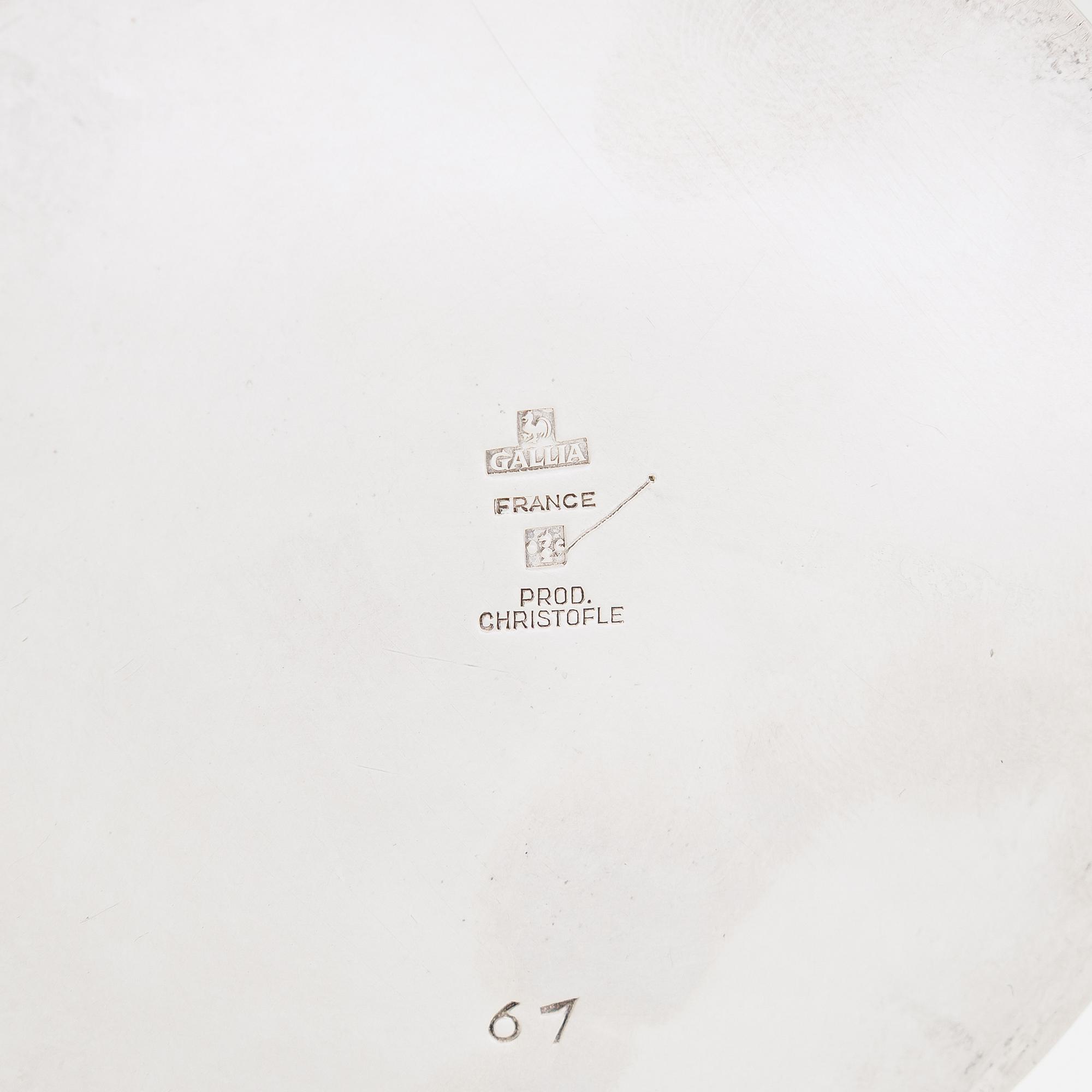 Lino Sabattini, Cocktailshaker "Windsor", försilvrad. Christofle, Frankrike. Formgiven 1956.