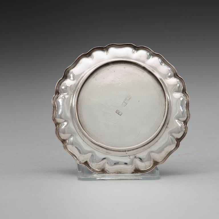 COASTERS, 10 stycken, silver. Kina, tidigt 1900-tal.