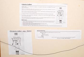 Affisch för Galerie Colibris första utställning 1955.