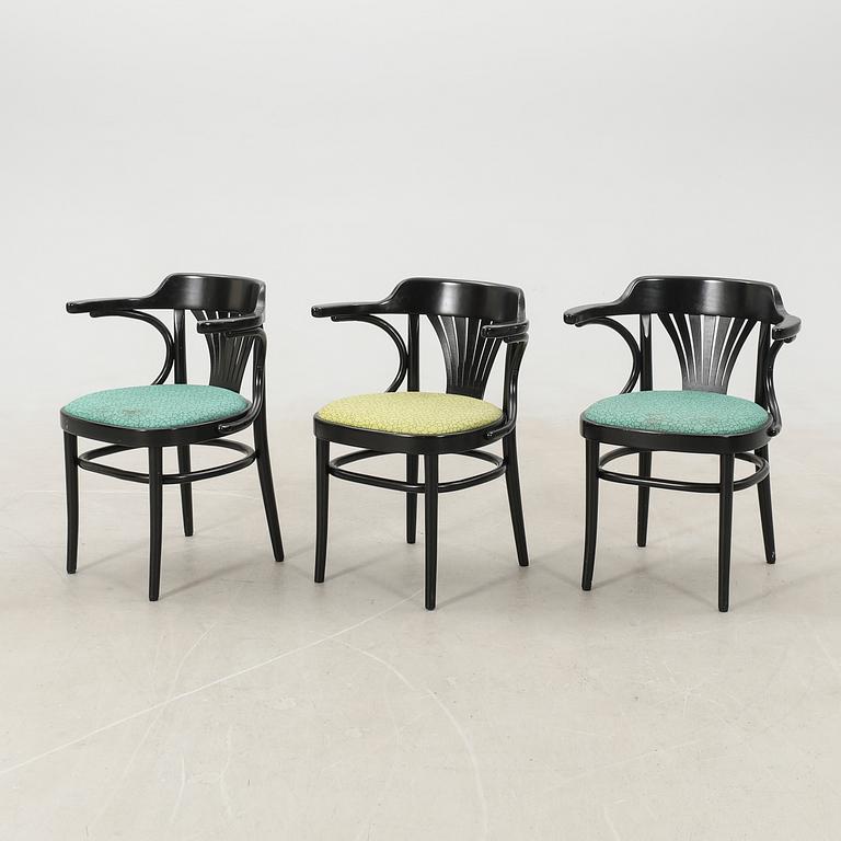 Armchairs, 6 pieces, Gemla, late 20th/early 21st century.