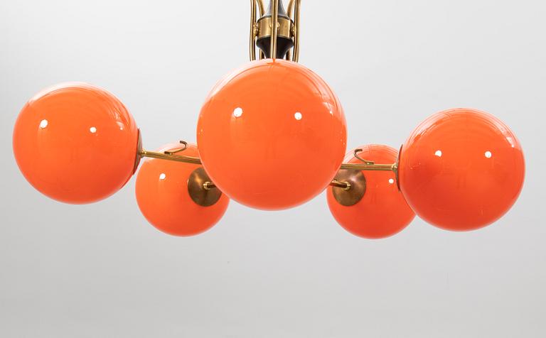 Ceiling lamp, mid-1900s.