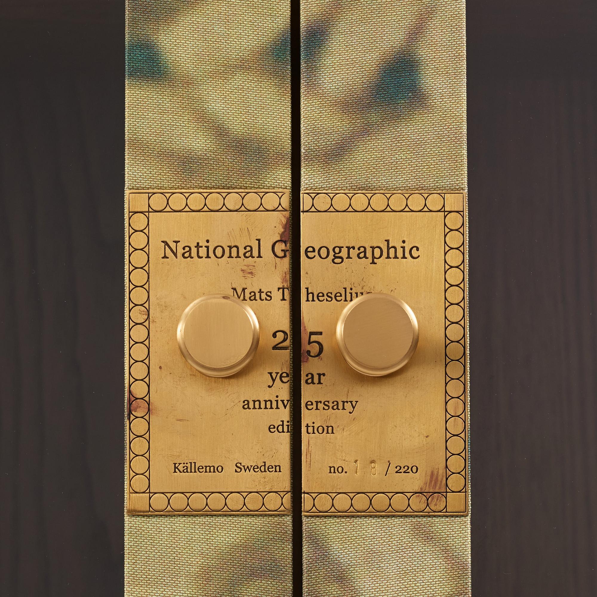 Mats Theselius, a cabinet 'National Geographic, 25th Anniversary edition', ed. 18/220, Källemo, Sweden, post 2015.