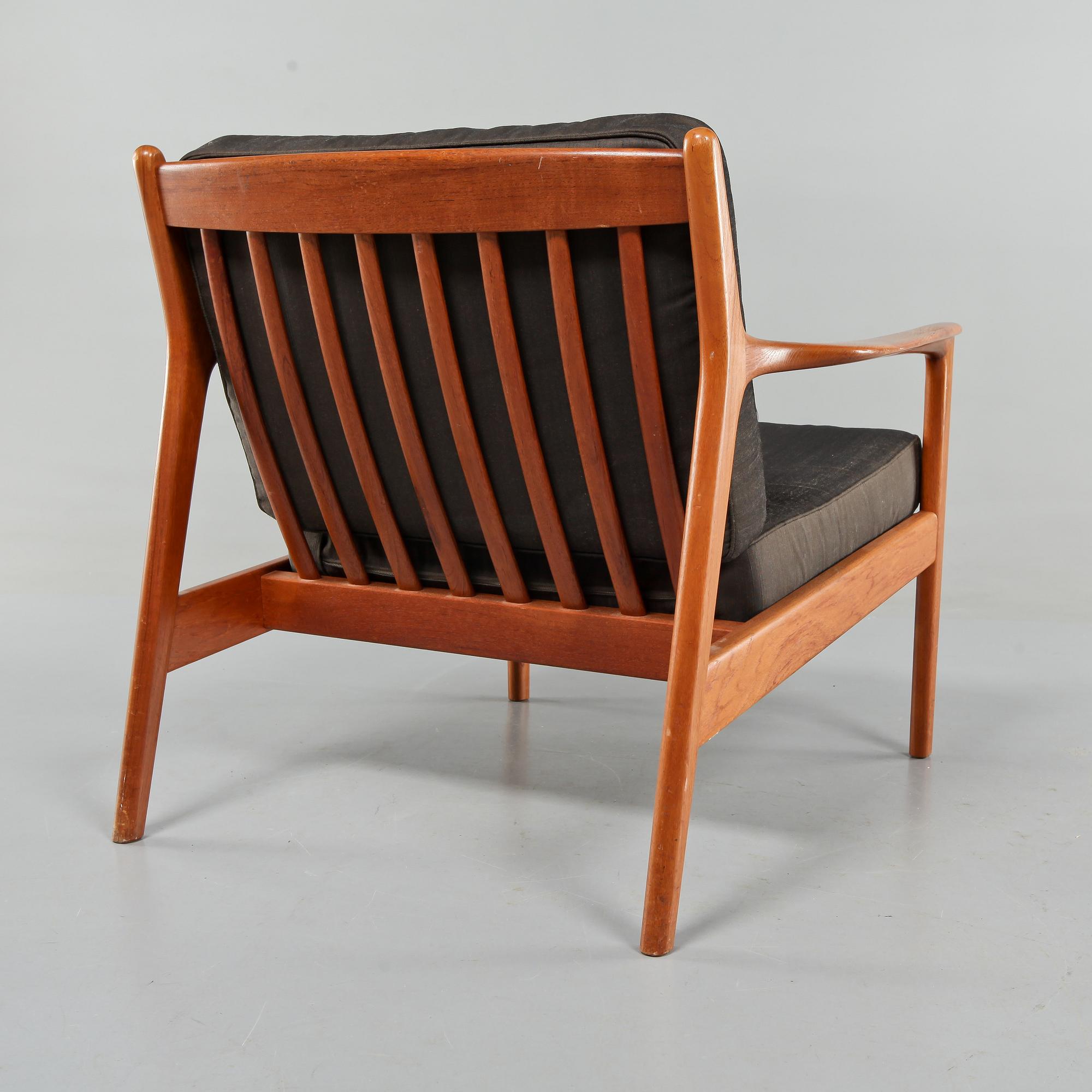FÅTÖLJ, "USA 75", Folke Ohlsson, Dux, 1960-tal.