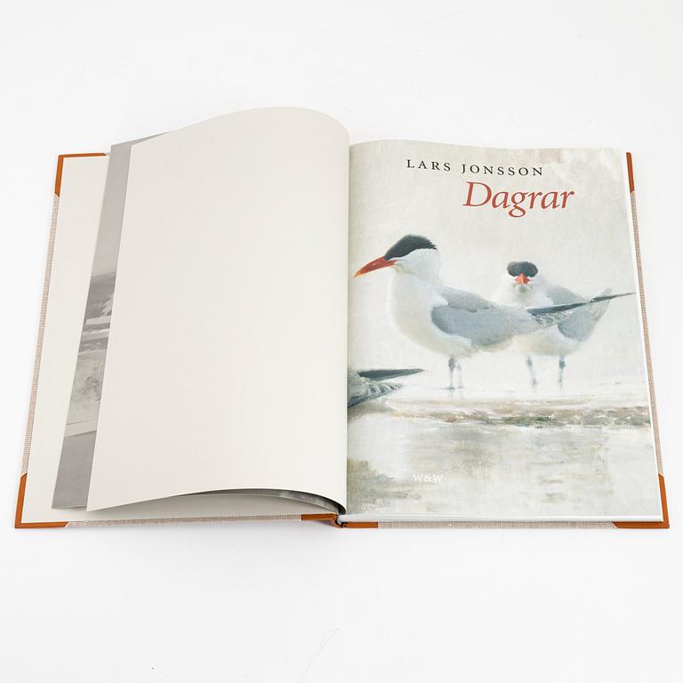 Lars Jonsson, portfölj "Dagrar", 2000,  med 12 färglitografier, signerade 167/366.