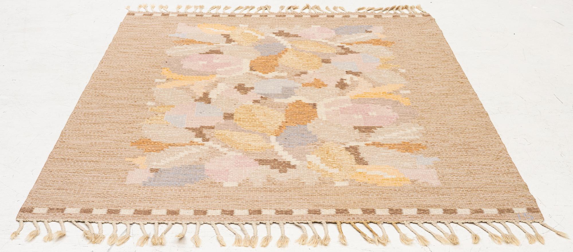 Ingegerd Silow, Rug, flat weave, approx. 203 x 139 cm.