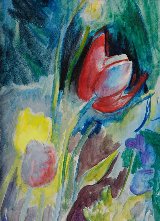 Isaac Grünewald, "Tulpaner i det fria".