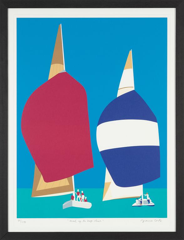 Franco Costa, silkscreen in colours, signed 39/250.