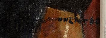 KOSTI AHONEN, oil on canvas, signed and dated -60.