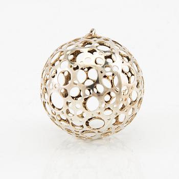 Liisa Vitali, ring and pendant "Leppäkerttu" silver, Westerback Helsinki 1974.